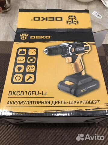 Аккумуляторная дрель шуруповерт