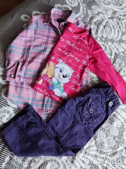 Вещи пакетом для девочки 4-5 лет