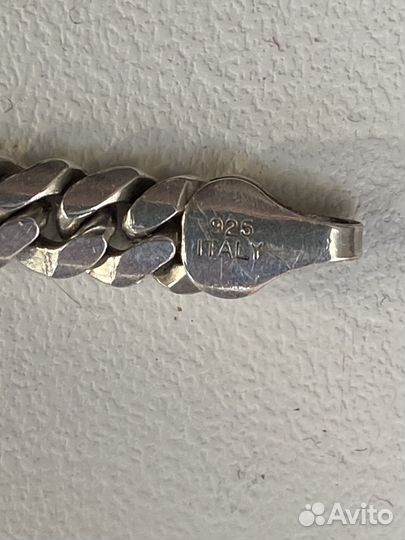 Цепочка мужская серебро 925