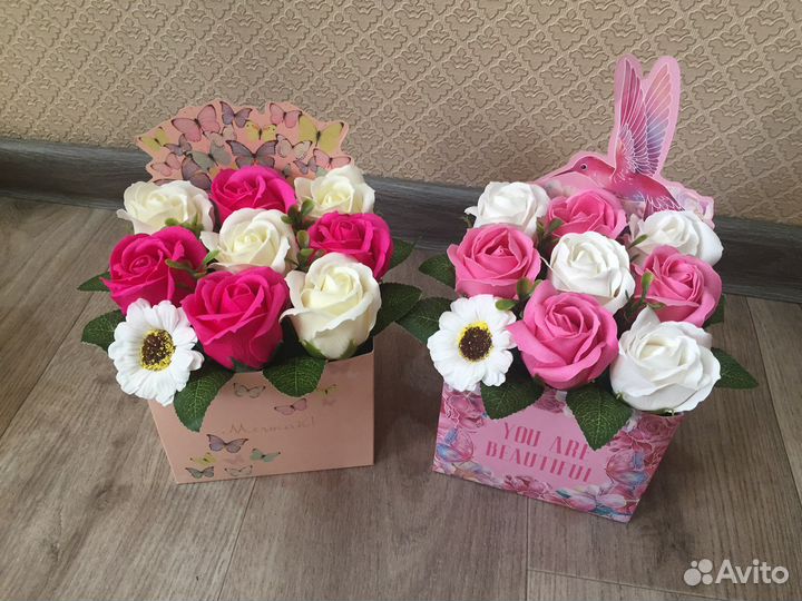 Букет из мыла