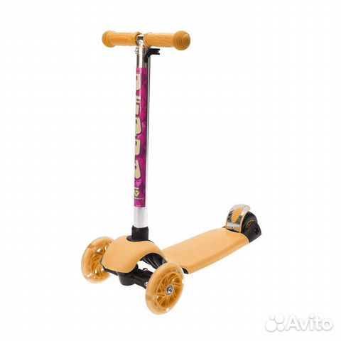 Самокат graffiti Peppy оранжевый