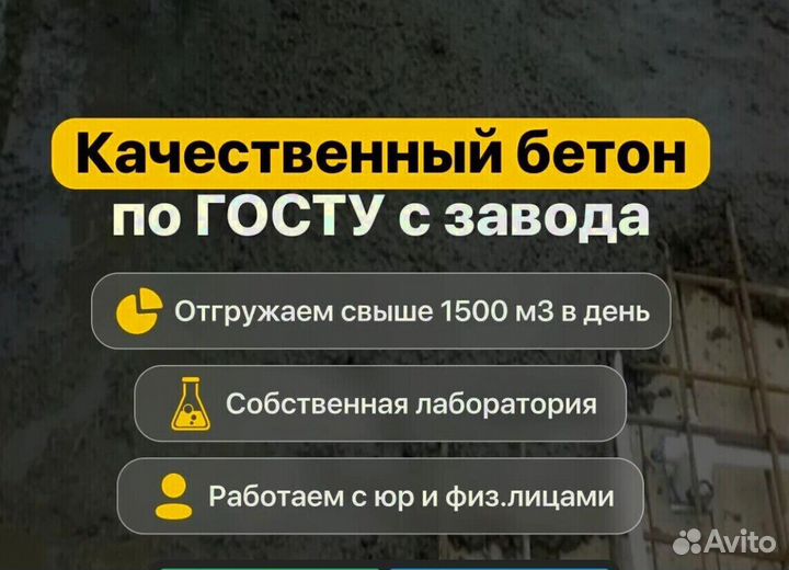 Бетон/Раствор. Оперативная доставка