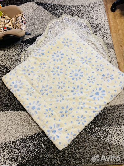 Конверт- одеяло на выписку демисезонный