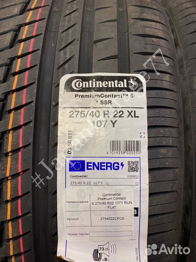 Continental PremiumContact 6 275/40 R22 и 315/35 R22