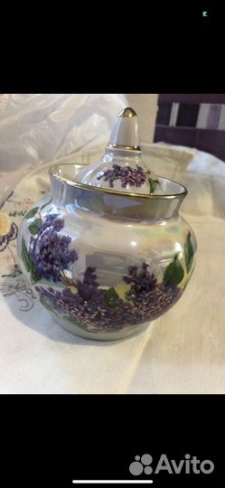 Чайно-Кофейный сервиз Сирень 32 предмета