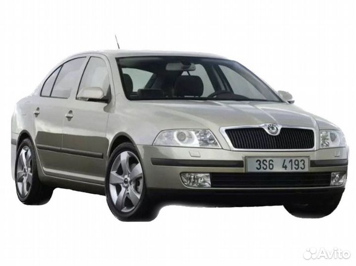 Стекло фары Skoda Octavia 2 A5 2004-08 дорест