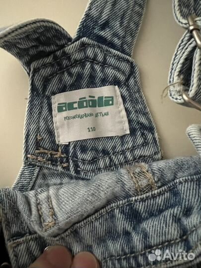 Сарафан акула acoola джинсовый для девочки 104-110
