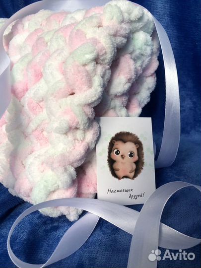 Потрясающий Вязанный Плед Для малышей и не только