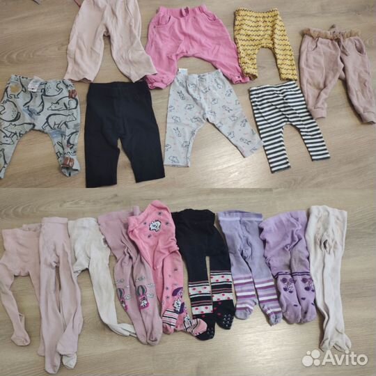 Детские вещи пакетом для девочек 74-80