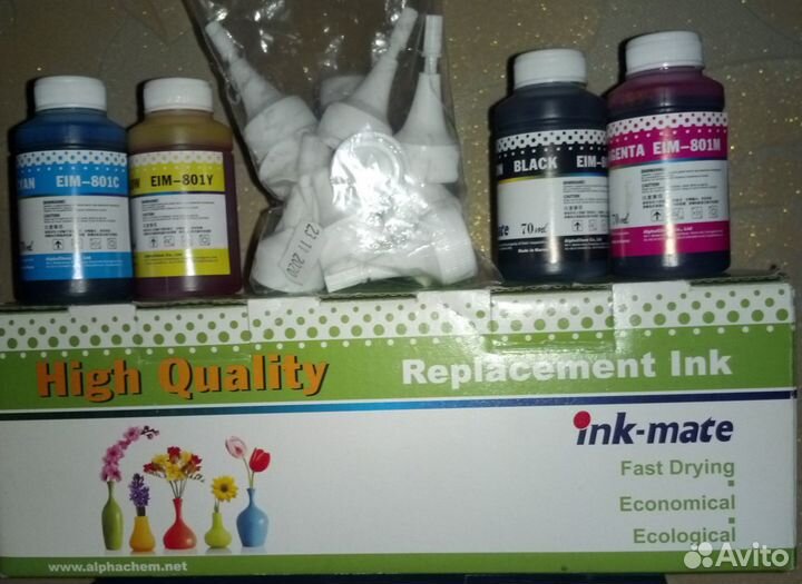 Комплект чернил для принтера струйного принтера