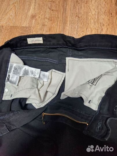 Джинсы levis 512 черные