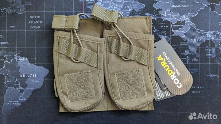 Подсумок под два магазина ак олива