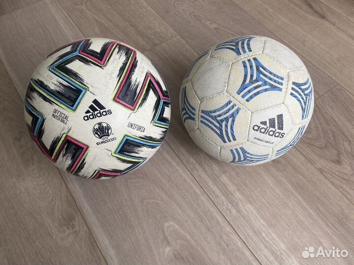 2 футбольных мяча Adidas