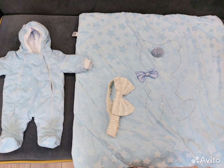 Конверт плед на выписку