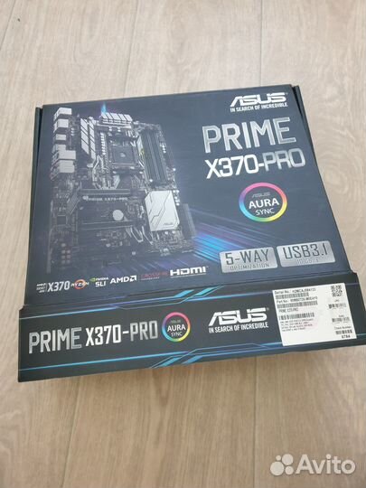 Материнская плата asus Prime X370-PRO