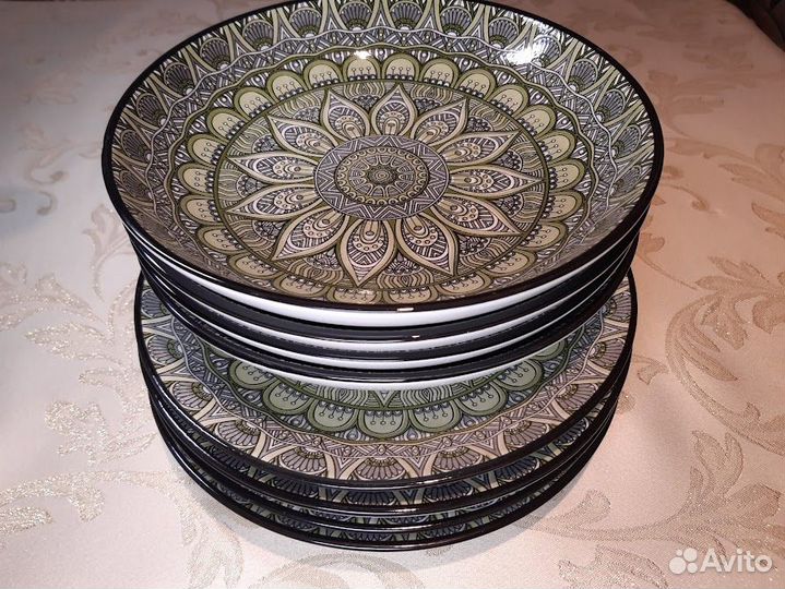 Набор тарелок Мирсоле 21 см + 21,7 см