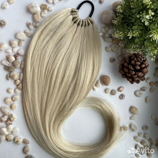 Хвост на резинке/волосы/шиньон