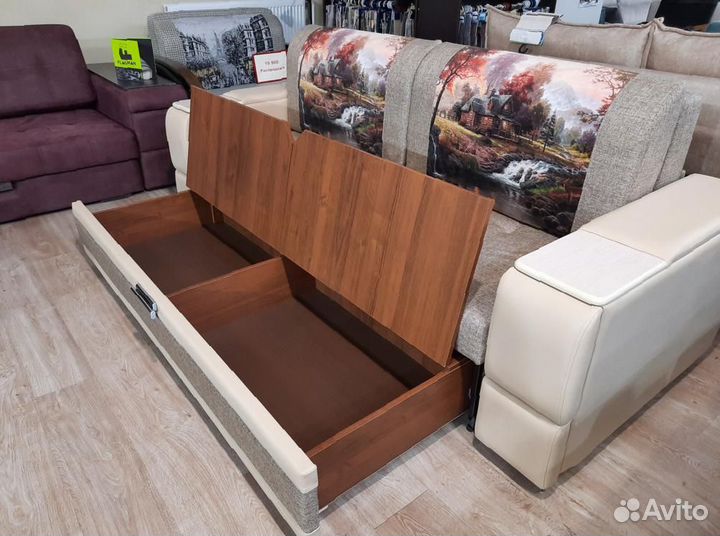 Диван со столиком, диван кровать, Д.Б-1-мд