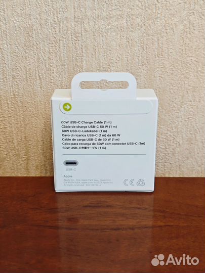 Кабель Apple 1m 60w Type-C для iPhone оригинал