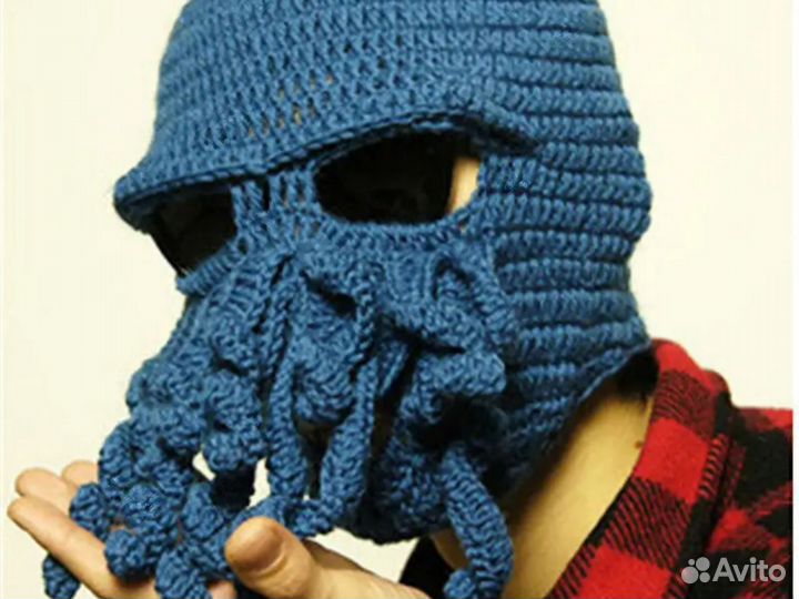 Шапка балаклава осминожка 56