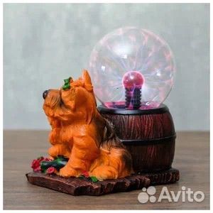 Плазменная лампа risalux Собачки с бантиком