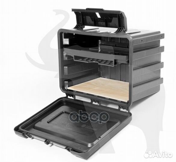 Ящик для инструментов без ступеньки с логотипо