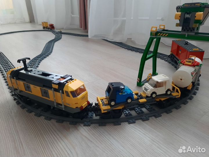 Lego city (лего сити) товарный поезд 7939