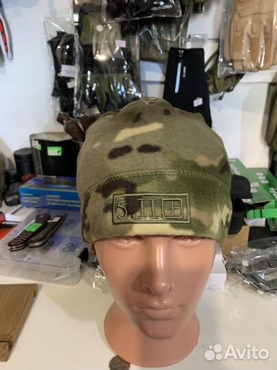 Шапка флисовая тактическая.Шапка+ баф