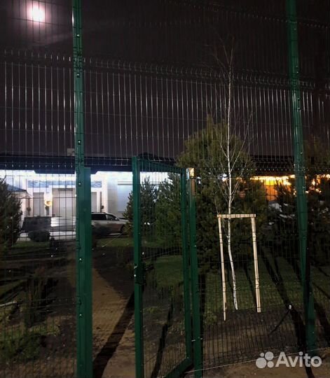 Забор сетка 3д
