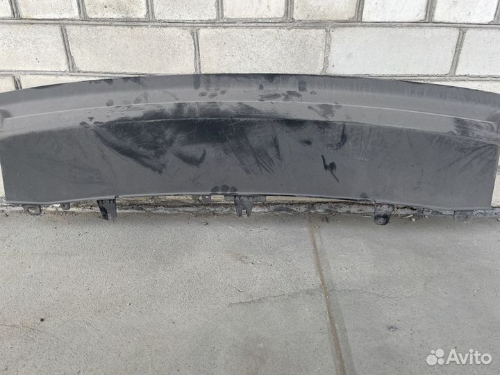 Диффузор заднего бампера Ауди А6 С7 S-line рест