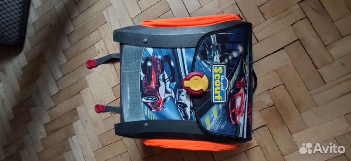 Школьный ранец(рюкзак) Scout Mega «Гонки»