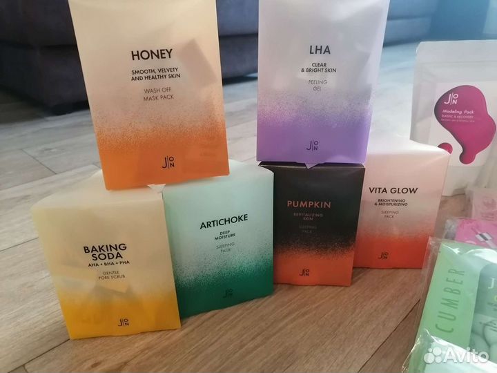 Маски для лица, тканевые, альгинатные, Корея