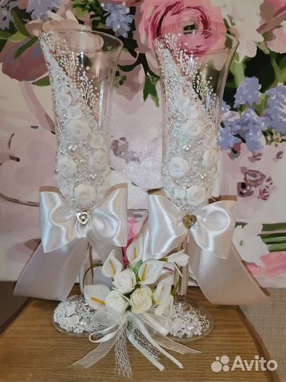 Новый Набор Праздничных Фужеров