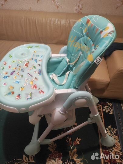 Стульчик для кормления happy baby