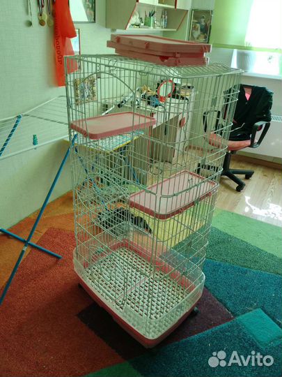 Клетка для шиншиллы бу