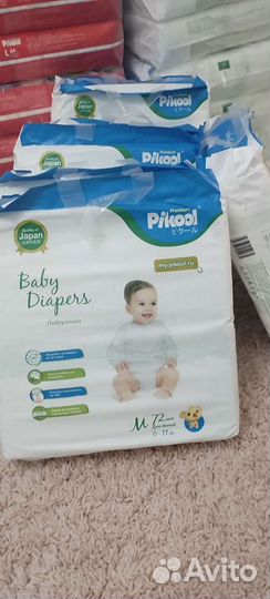 Японский подгузники 72шт размер 3