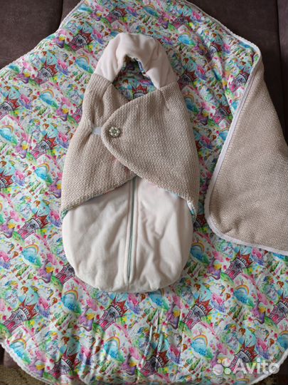 Конверт на выписку для девочки осень