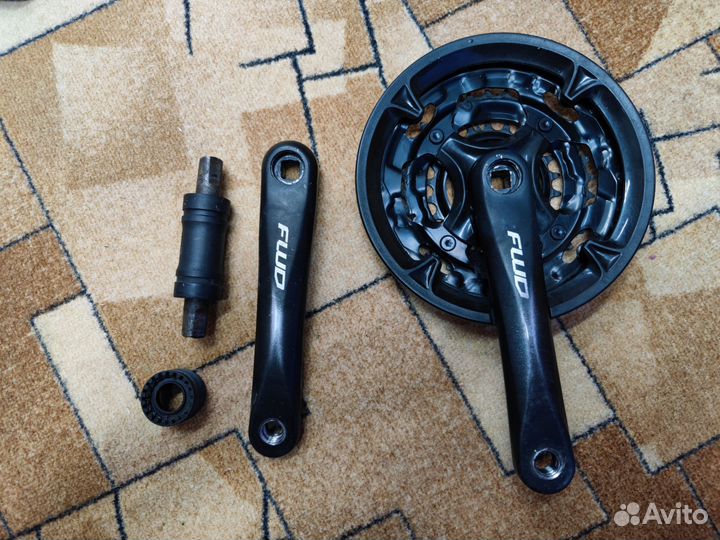 Педали, шатуны, каретка