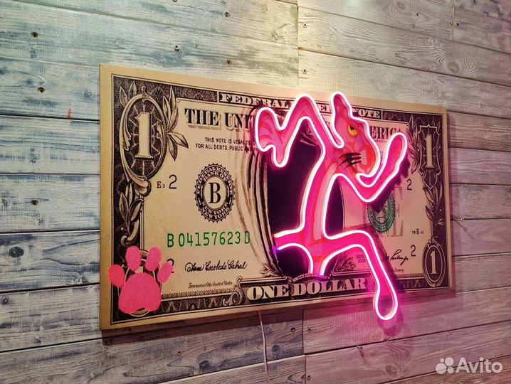 Картины для интерьера неоном неон
