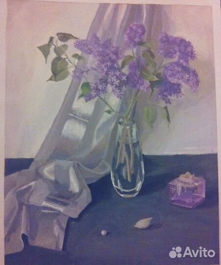 Натюрморт с сиренью