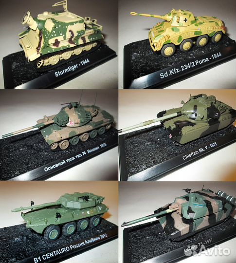 Модели Танки Мира и Боевые машины (список)