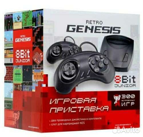 Retro Genesis junior 8 bit 300игр