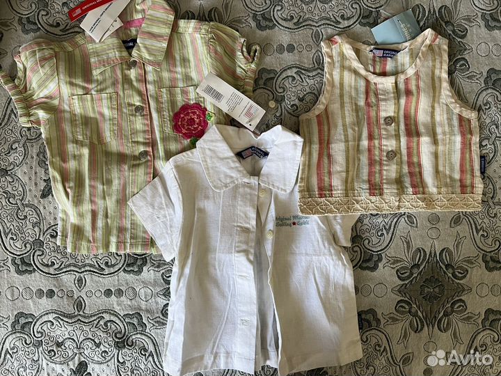 Одежда новая пакетом на девочку 68-74, 80-86