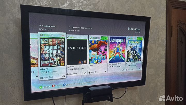 Xbox 360 e 20 игр + kinect
