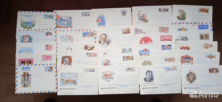 Почтовые конверты с ориг. маркой 70-80гг