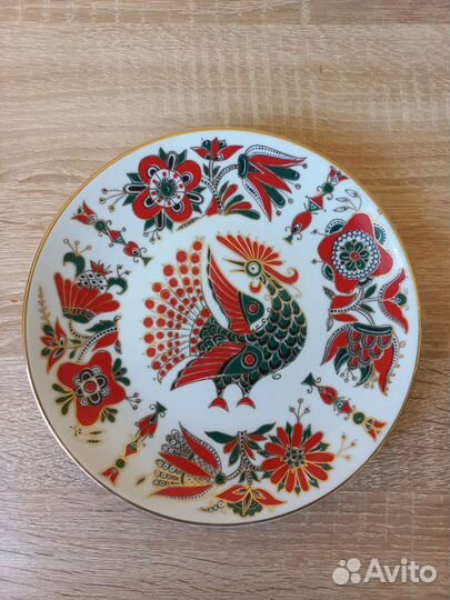 Настенная тарелка лфз Петух