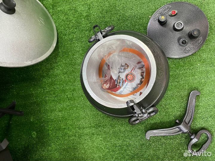 Афганский черный казан на 10л