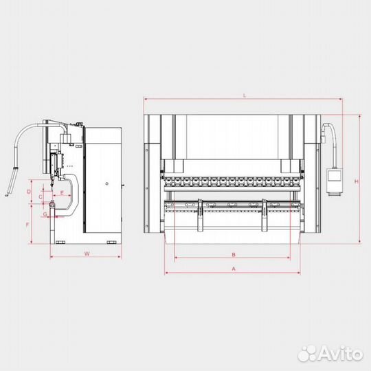 Листогибочный пресс AD-R 1260