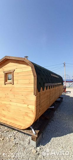 Баня-бочка Super Квадро в наличии