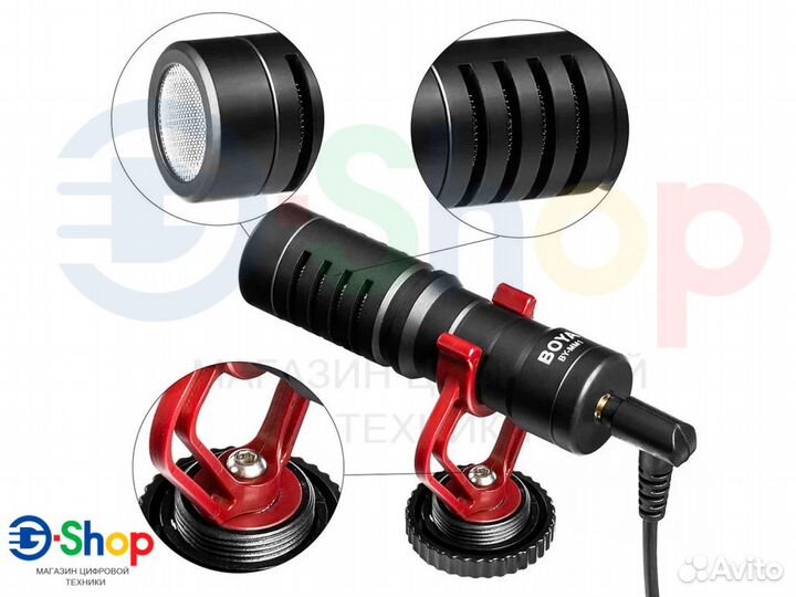 Микрофон накамерный Boya BY-MM1